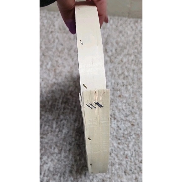 Used Zingerman's 11" Round Wooden Pine Cheese Box Crate Hat Box Unfinished - Picture 5 of 7